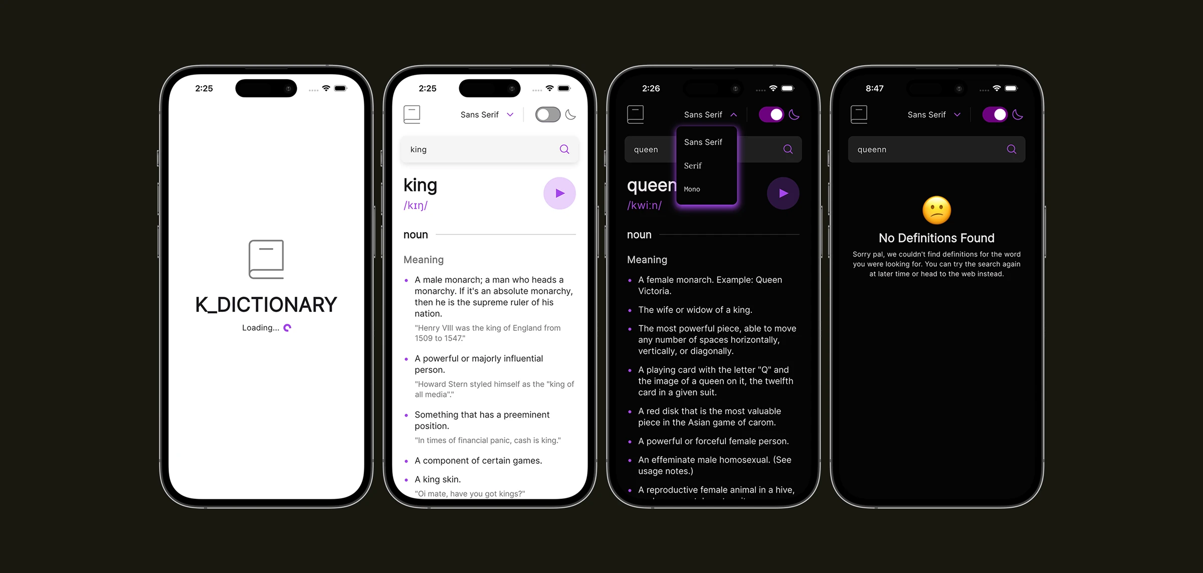 K_Dictionary, Personal product