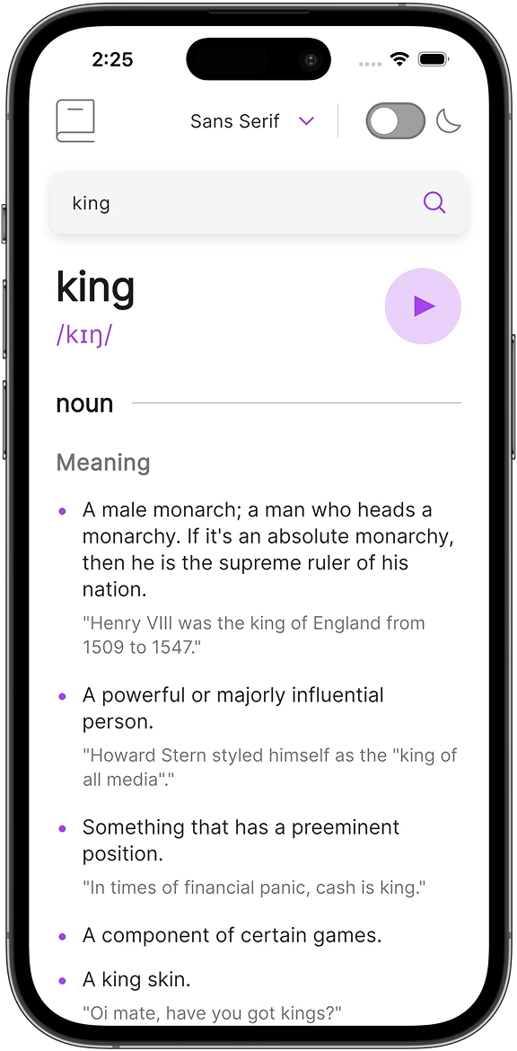 K_Dictionary screen 2