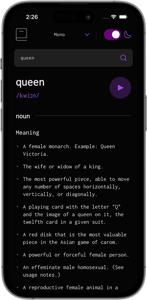 K_Dictionary screen 3